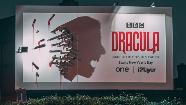 Timelapse of Dracula's billboard 'reveal'