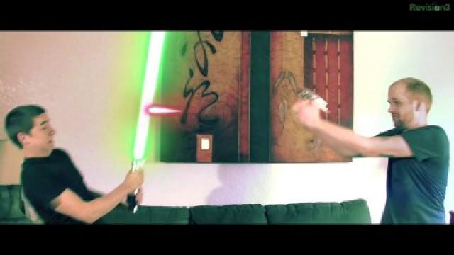 Star Trek vs. Star Wars! The Great Lightsaber - Phaser Battle