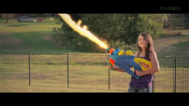 The Super Soaker Flamethrower!