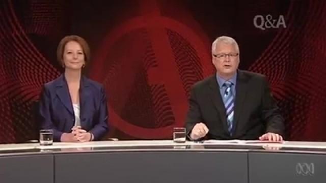 Prime Minister Julia Gillard Joins Q&A
