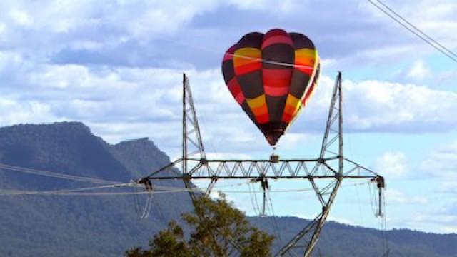 Bride in the Balloon