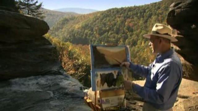 The Hudson River Painters at Kaaterskill Falls