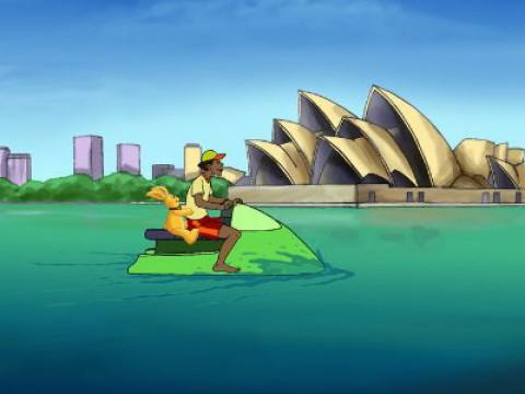 Hasenjagd in Australien