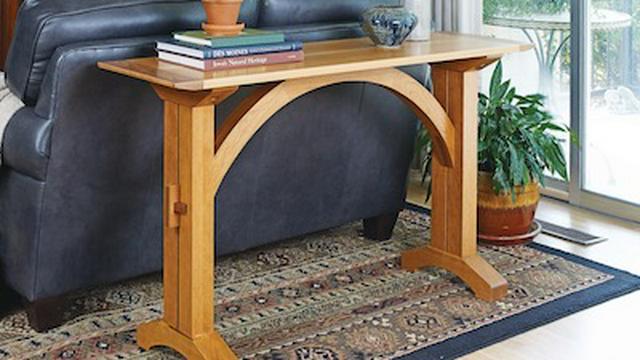 Trestle Hall Table