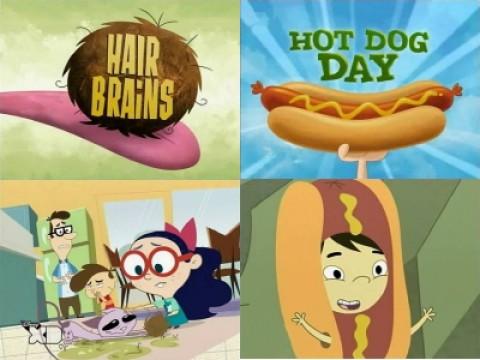 Kats gemeine Haarballen / Der Hot-Dog-Tag