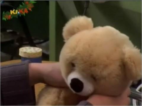 Phosphoreszenz-Teddy-Waermestrahlung