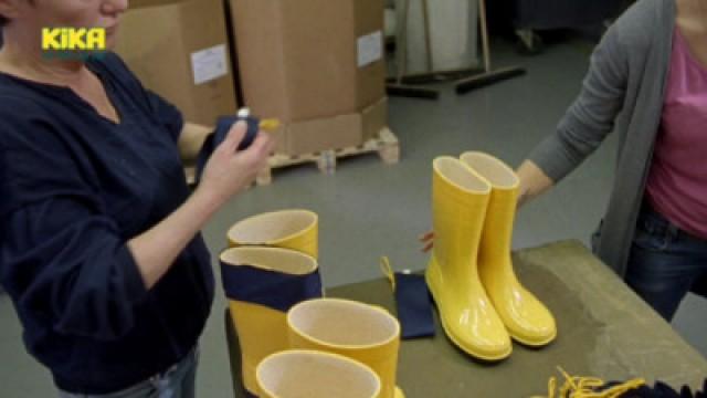 Gummistiefel || Schwimmbadmünze
