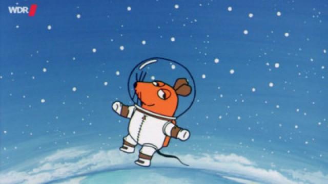 Ein Maustronaut im All