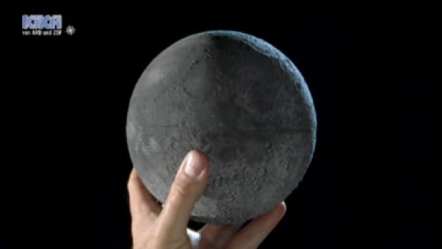 Mond und Erde
