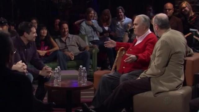 Robert Klein, Jonathan Winters, and Rick Overton