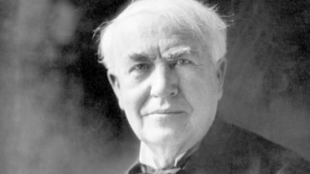 Die Glühlampe von Thomas A. Edison