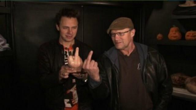 James Gunn und Michael Rooker