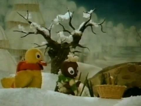 Das Winterecho am Bach