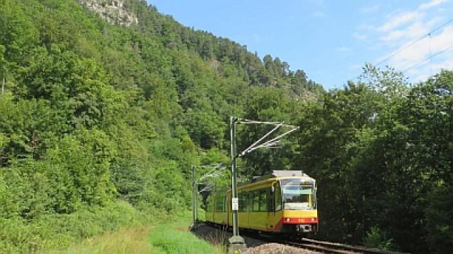 Die Murgtalbahn extra - Mit der Stadtbahn von Rastatt bis Forbach (Führerstandsmitfahrt Teil 1)