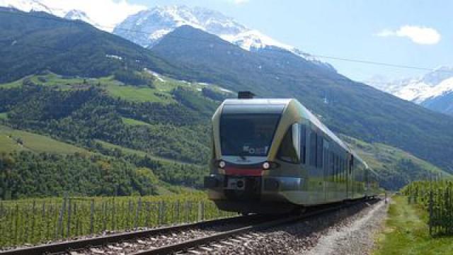 Die Vinschgaubahn – Von Mals nach Meran