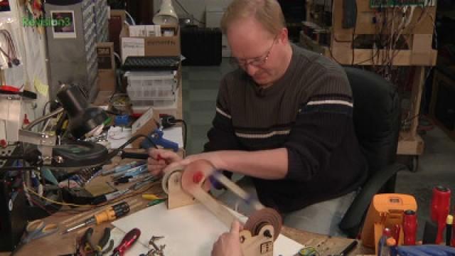 Bens Steampunk Persistence of Vision Display (2)