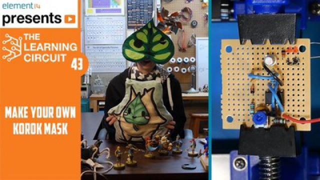 The Learning Circuit 43 - Zelda Korok Mask with DC Motors