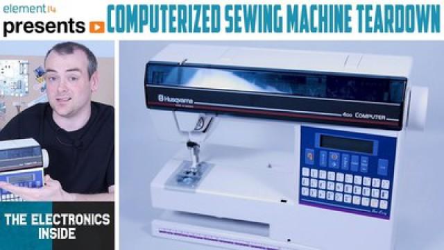The Electronics Inside 03 - Computerized Sewing Machine Teardown