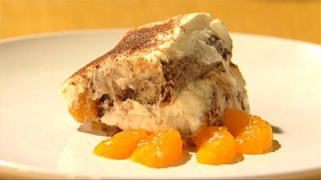 Chocolate and Mandarin Pudding