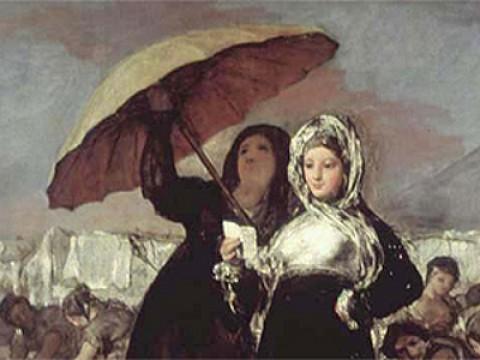 Francisco de Goya. La carta, la flecha y la escoba