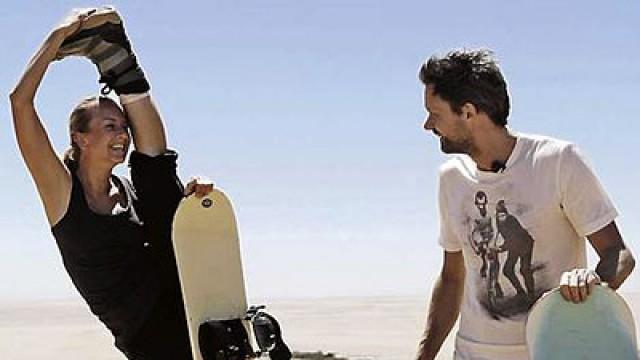 Bland lejon och giraffer i Namibia