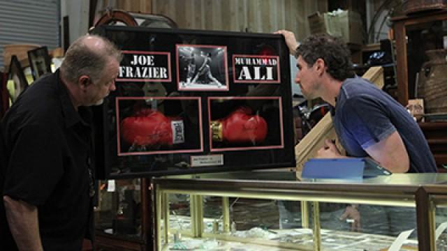 Edison Phonograph/Ali-Frazier Boxing Gloves