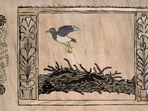 The Little Cockerel and the Hedge