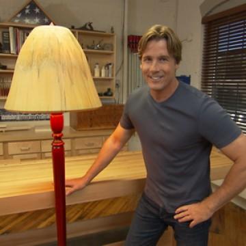 Turned Floor Lamp