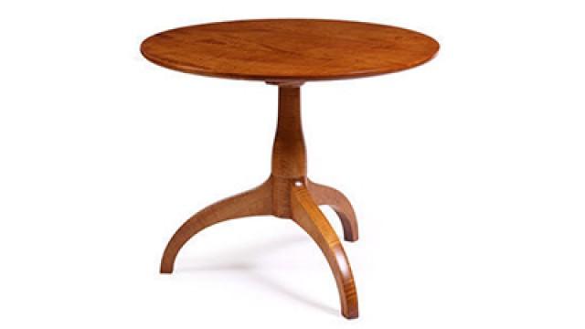 Tilt-Top Maple Table
