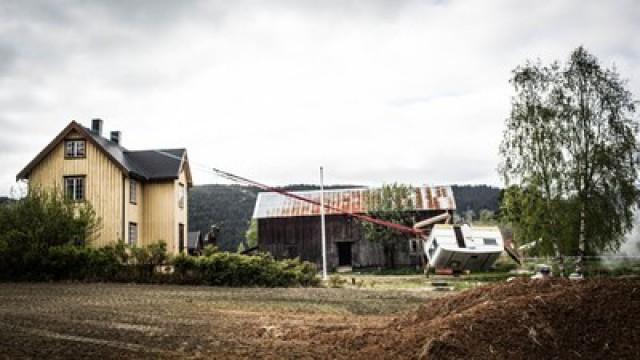 Skyter campingvogn med sprettert