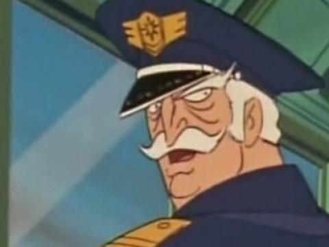 Old Admiral Disappears to the Ocean