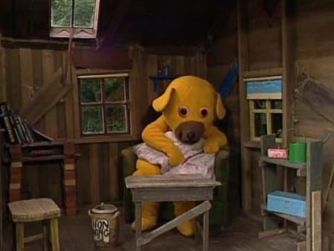 Bamse skal sove i fuld fart