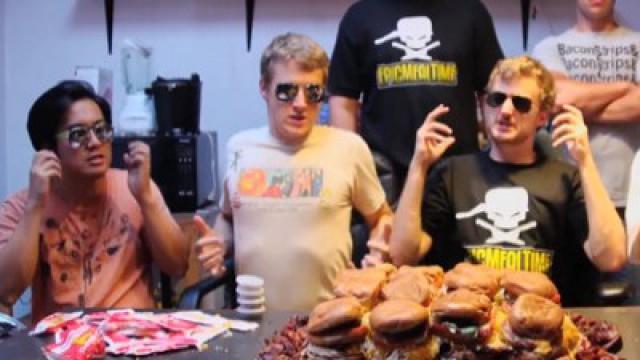 West Coast Burger Pile