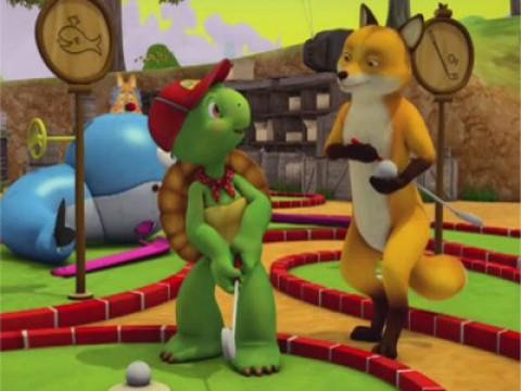 Franklin Gets a Hole-in-One