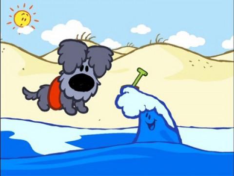 Golfje in de Zee