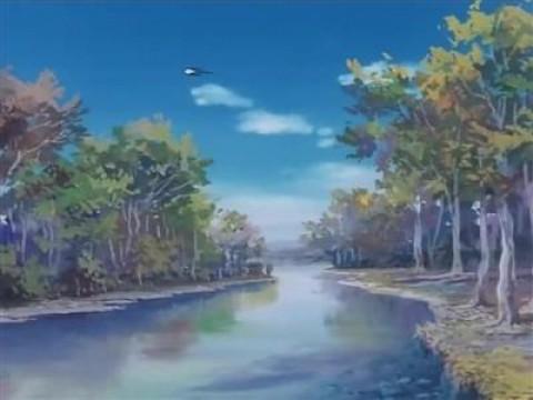川の向う岸
