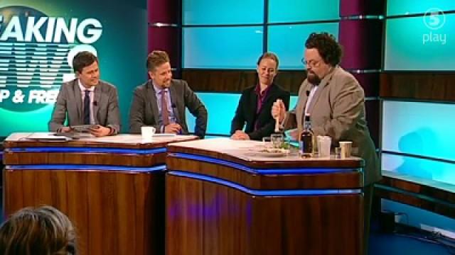 Felix Herngren, Maria Wetterstrand och Edward Blom