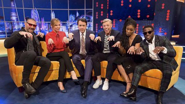 Kevin Hart, Tiffany Haddish, Mel Giedroyc, Rob Beckett, Dave Bautista, Jess Glynne