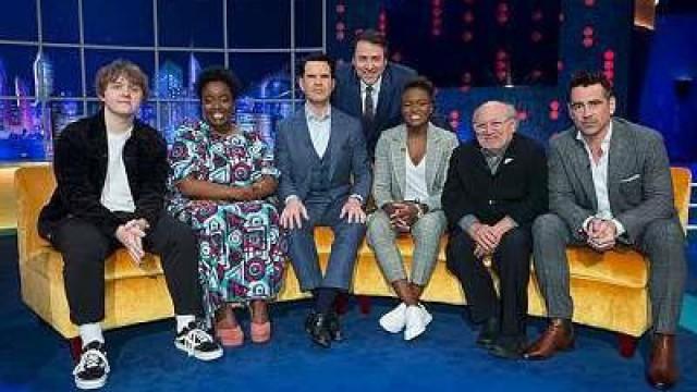 Colin Farrell, Danny DeVito, Jimmy Carr, Nicola Adams, Lolly Adefope, Lewis Capaldi