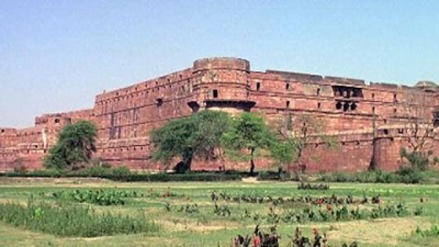 Das rote Fort von Agra (Indien)