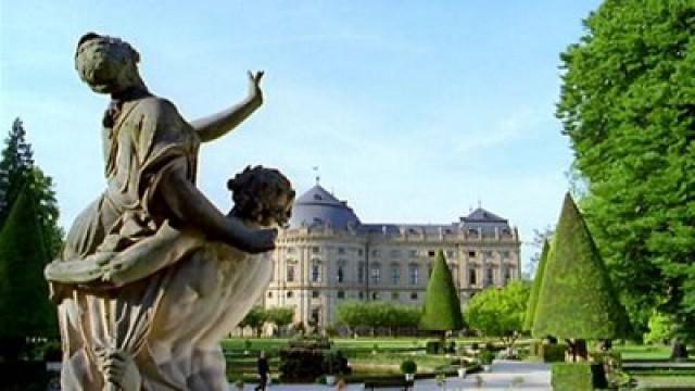 Die Residenz von Würzburg (Deutschland)