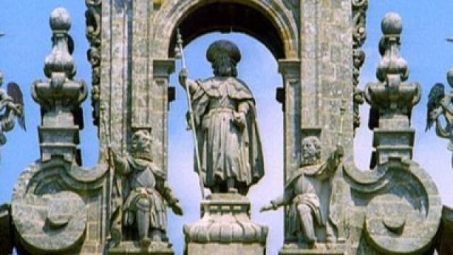 Die Kathedrale von Santiago di Compostela (Spanien)