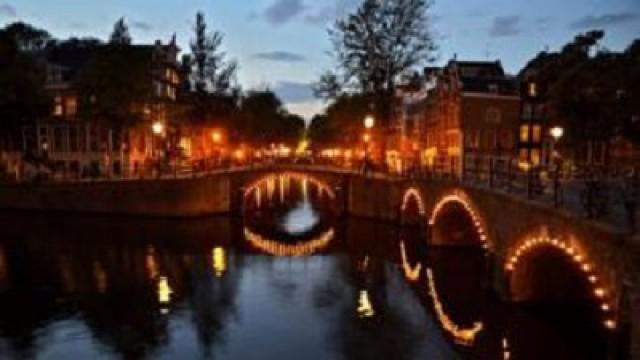 Die Grachten von Amsterdam (Niederlande)