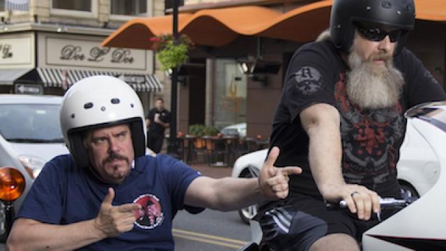 Batcycle on Broad