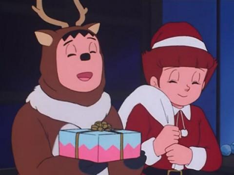 Father-Christmas hiding