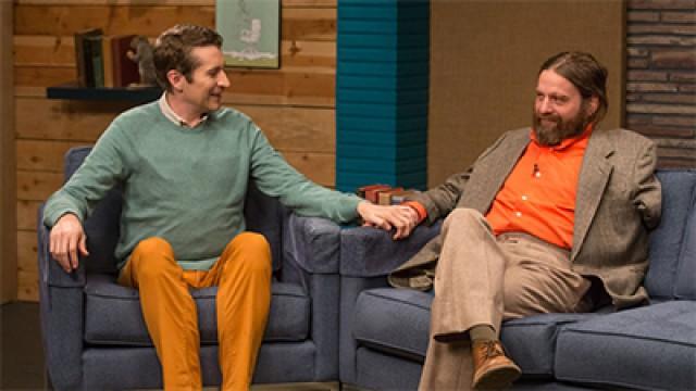 Zach Galifianakis Wears a One-Armed Jacket