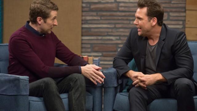 Dane Cook Wears a Black Blazer & Tailored Pants