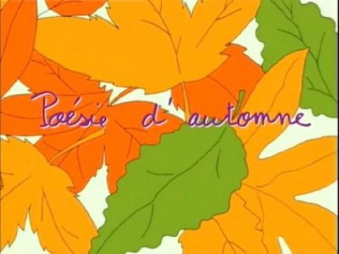 Poésie d'automne