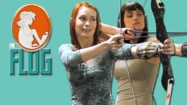 Felicia Day & Morgan Webb Master the Art of Archery