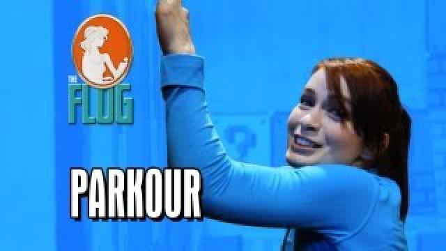 Felicia Day Takes on Parkour and Freerunning